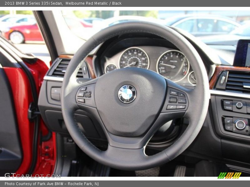 Melbourne Red Metallic / Black 2013 BMW 3 Series 335i Sedan