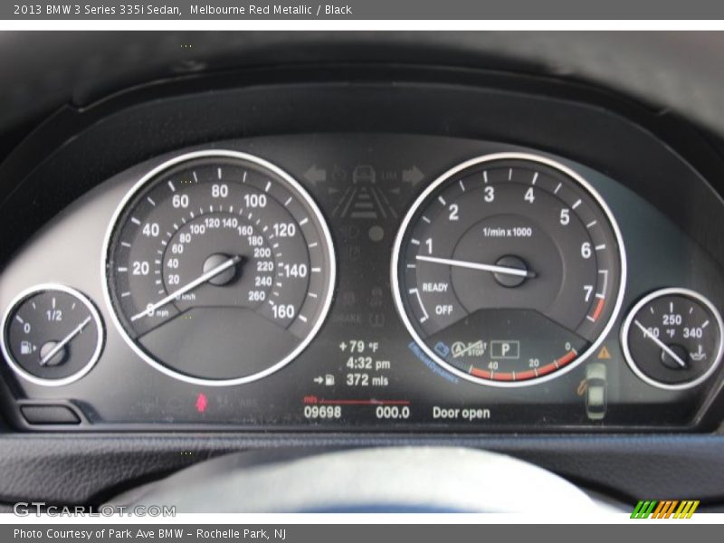 Melbourne Red Metallic / Black 2013 BMW 3 Series 335i Sedan