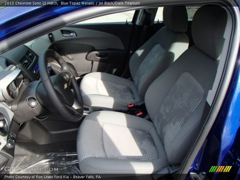 Blue Topaz Metallic / Jet Black/Dark Titanium 2013 Chevrolet Sonic LS Hatch