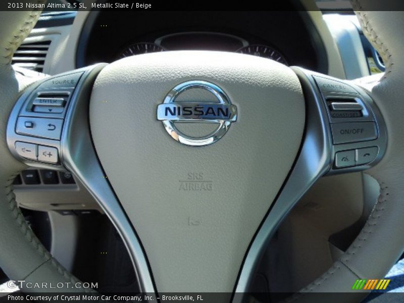 Metallic Slate / Beige 2013 Nissan Altima 2.5 SL