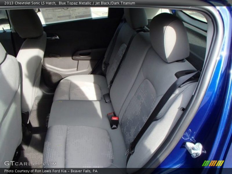Blue Topaz Metallic / Jet Black/Dark Titanium 2013 Chevrolet Sonic LS Hatch
