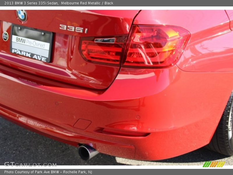 Melbourne Red Metallic / Black 2013 BMW 3 Series 335i Sedan