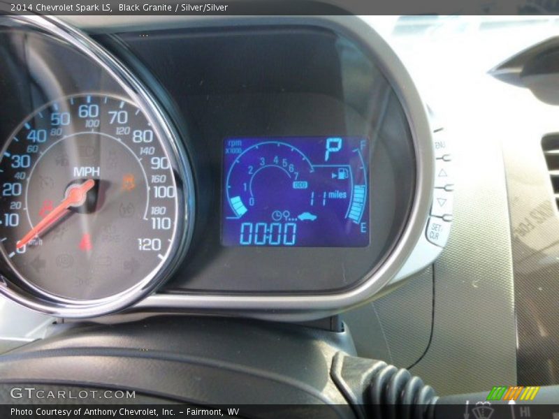 Black Granite / Silver/Silver 2014 Chevrolet Spark LS