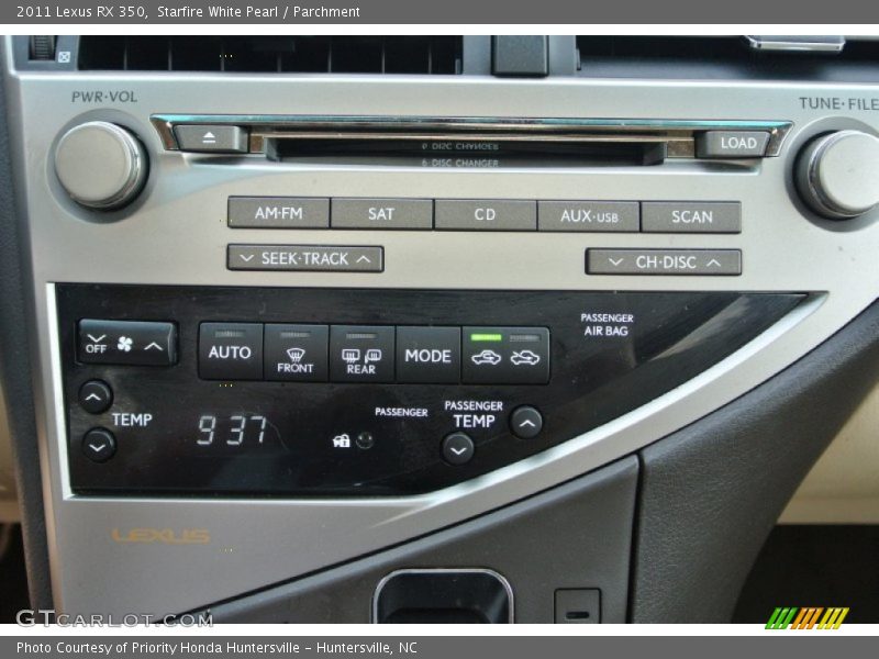 Starfire White Pearl / Parchment 2011 Lexus RX 350