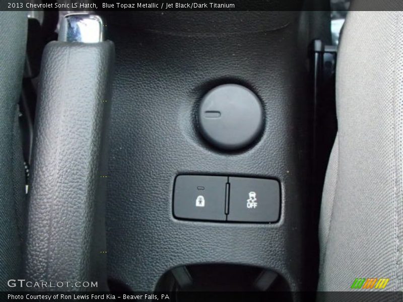 Blue Topaz Metallic / Jet Black/Dark Titanium 2013 Chevrolet Sonic LS Hatch