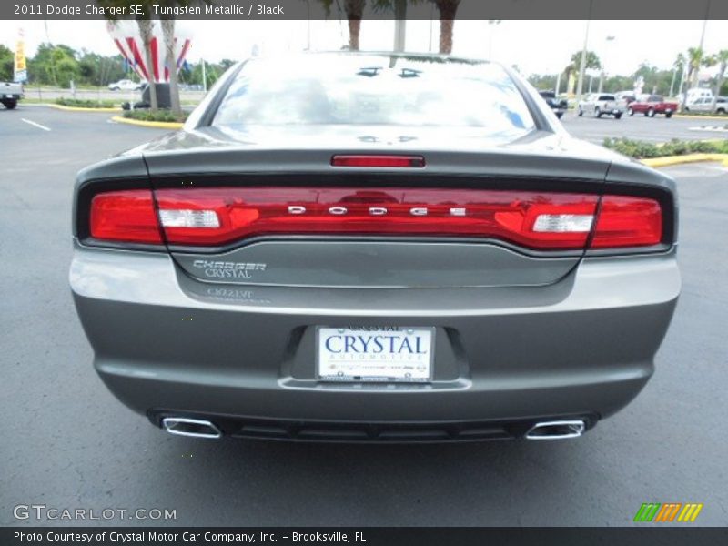 Tungsten Metallic / Black 2011 Dodge Charger SE