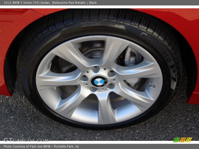 Melbourne Red Metallic / Black 2013 BMW 3 Series 335i Sedan