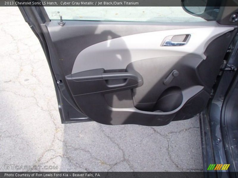 Cyber Gray Metallic / Jet Black/Dark Titanium 2013 Chevrolet Sonic LS Hatch