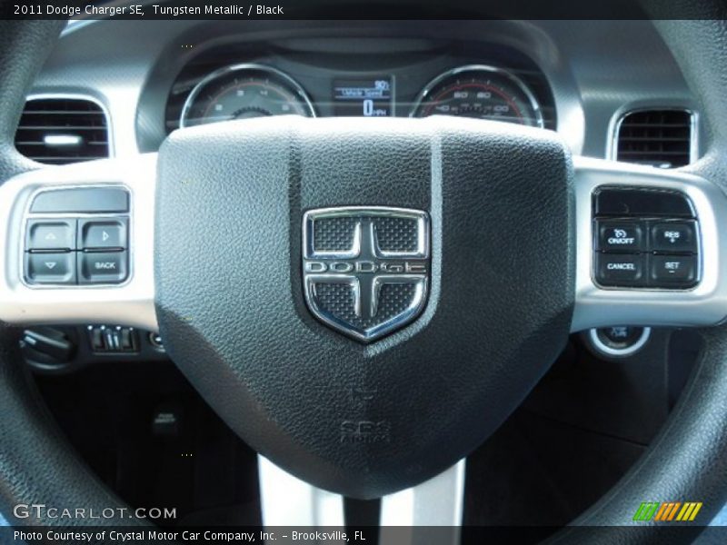 Tungsten Metallic / Black 2011 Dodge Charger SE