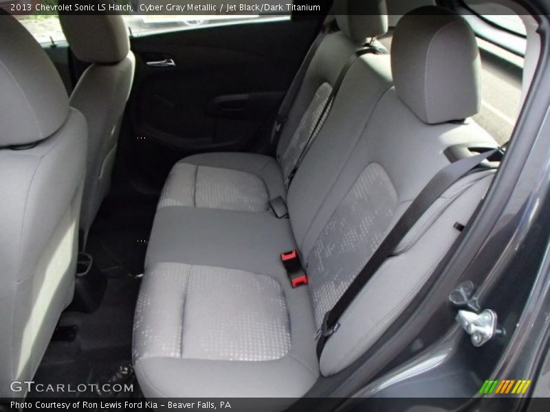 Cyber Gray Metallic / Jet Black/Dark Titanium 2013 Chevrolet Sonic LS Hatch