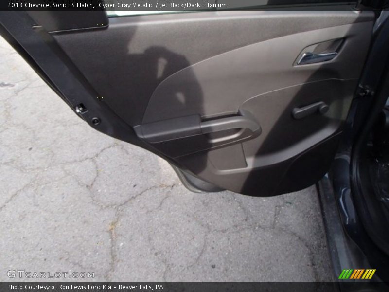 Cyber Gray Metallic / Jet Black/Dark Titanium 2013 Chevrolet Sonic LS Hatch