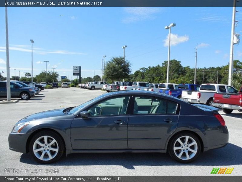 Dark Slate Metallic / Frost 2008 Nissan Maxima 3.5 SE