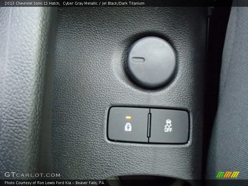 Cyber Gray Metallic / Jet Black/Dark Titanium 2013 Chevrolet Sonic LS Hatch