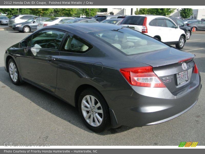 Polished Metal Metallic / Gray 2012 Honda Civic EX Coupe