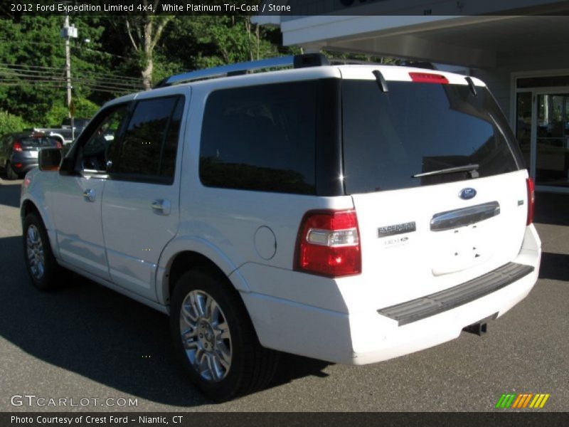 White Platinum Tri-Coat / Stone 2012 Ford Expedition Limited 4x4