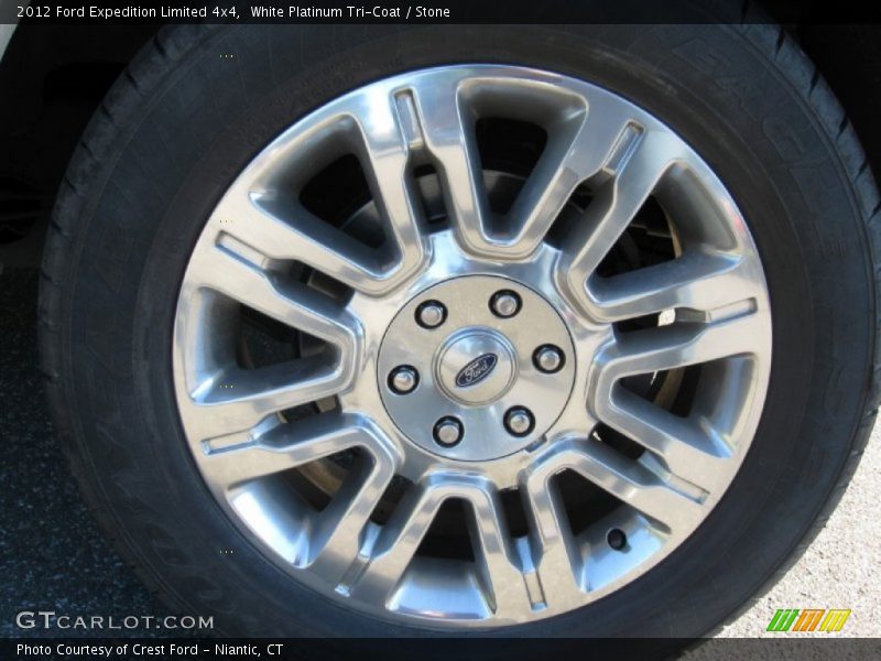 White Platinum Tri-Coat / Stone 2012 Ford Expedition Limited 4x4