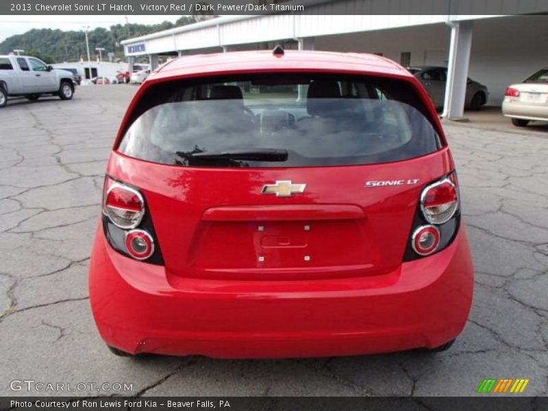 Victory Red / Dark Pewter/Dark Titanium 2013 Chevrolet Sonic LT Hatch