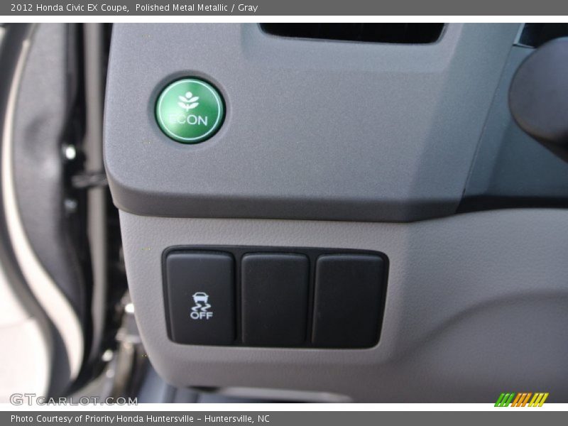 Polished Metal Metallic / Gray 2012 Honda Civic EX Coupe