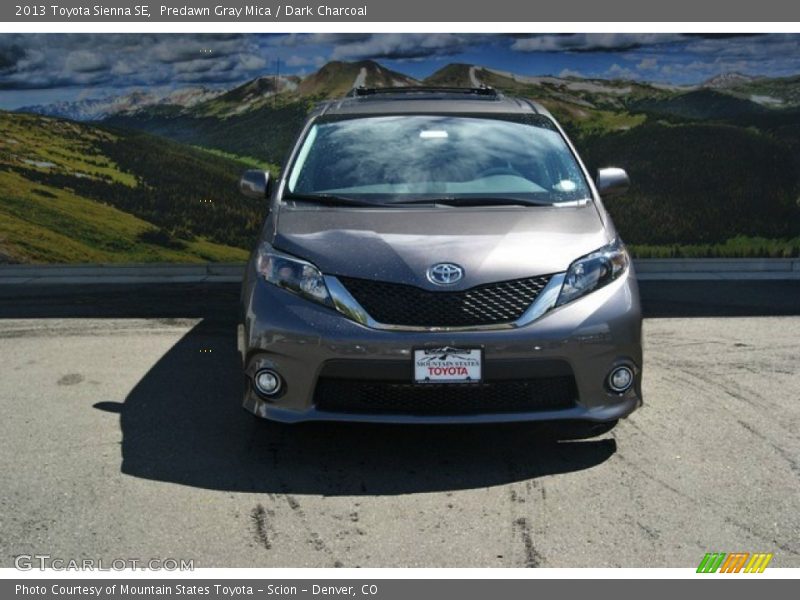 Predawn Gray Mica / Dark Charcoal 2013 Toyota Sienna SE