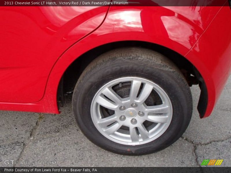Victory Red / Dark Pewter/Dark Titanium 2013 Chevrolet Sonic LT Hatch