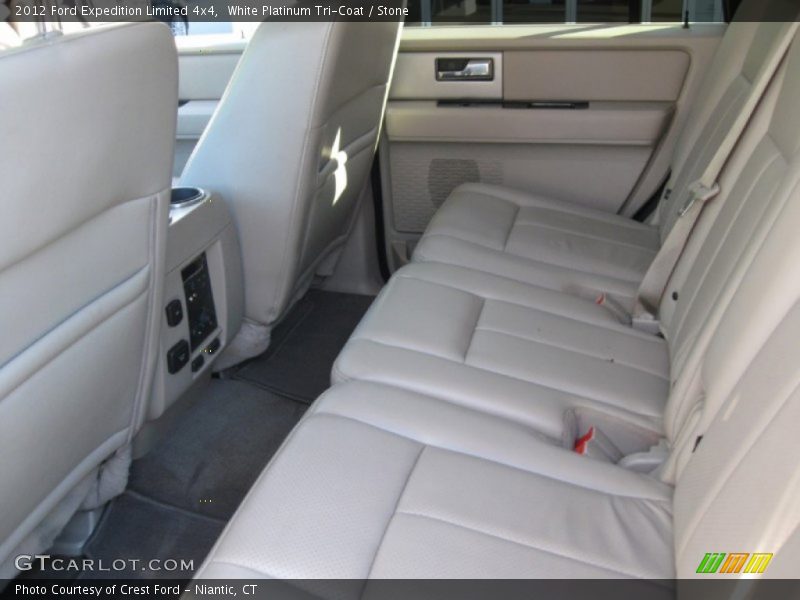 White Platinum Tri-Coat / Stone 2012 Ford Expedition Limited 4x4