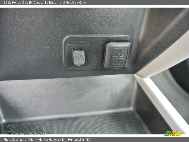 Polished Metal Metallic / Gray 2012 Honda Civic EX Coupe