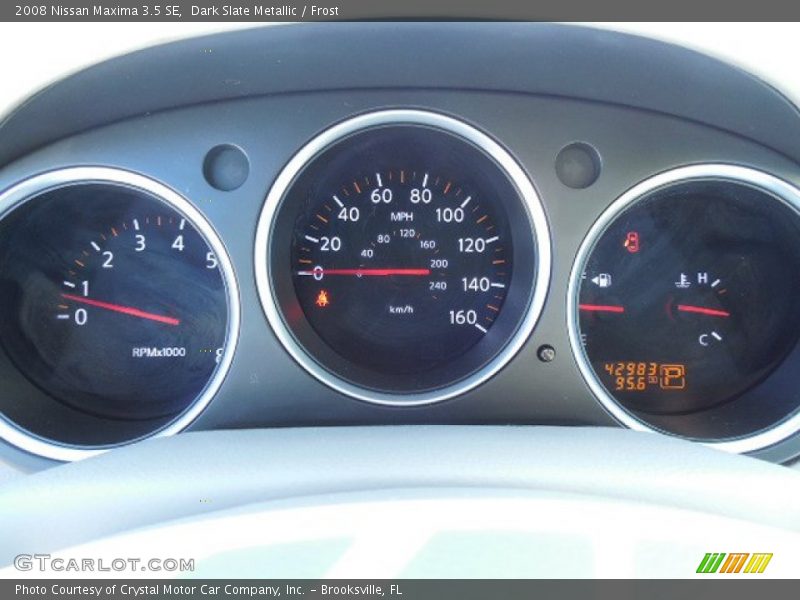 Dark Slate Metallic / Frost 2008 Nissan Maxima 3.5 SE