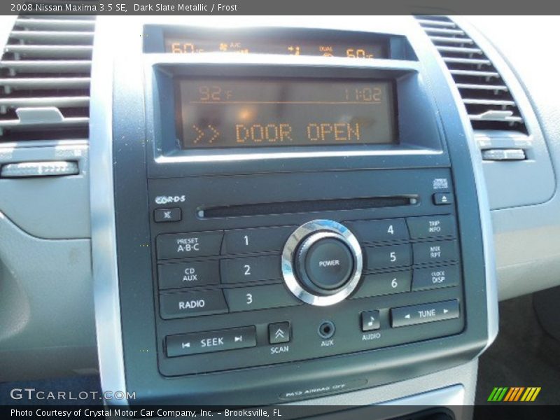 Dark Slate Metallic / Frost 2008 Nissan Maxima 3.5 SE