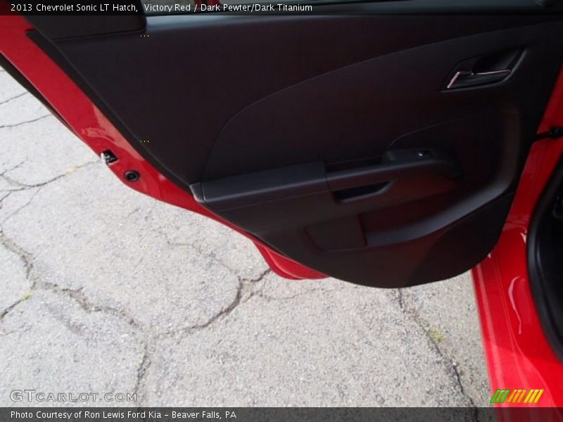 Victory Red / Dark Pewter/Dark Titanium 2013 Chevrolet Sonic LT Hatch