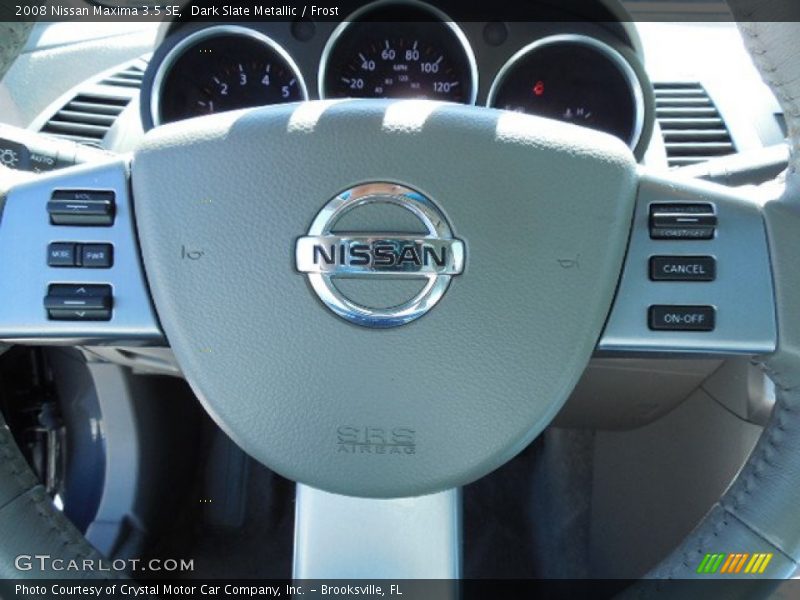 Dark Slate Metallic / Frost 2008 Nissan Maxima 3.5 SE