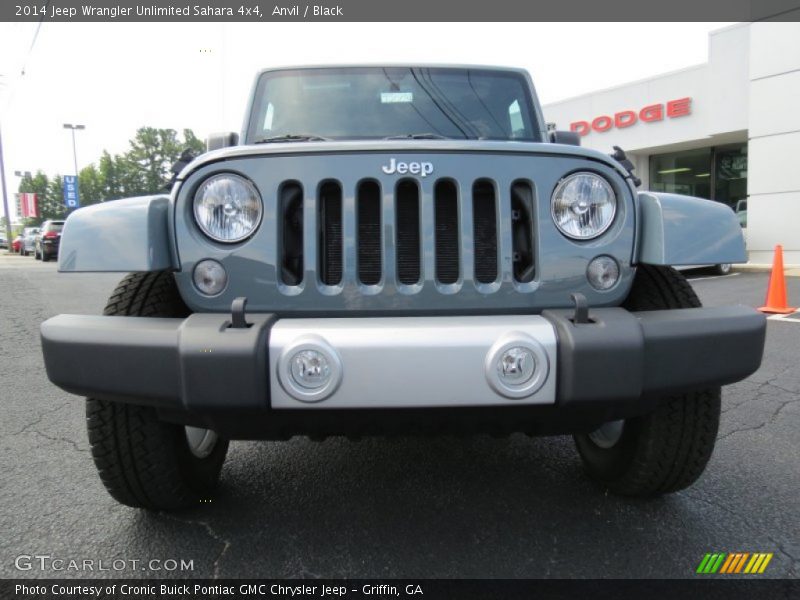 Anvil / Black 2014 Jeep Wrangler Unlimited Sahara 4x4