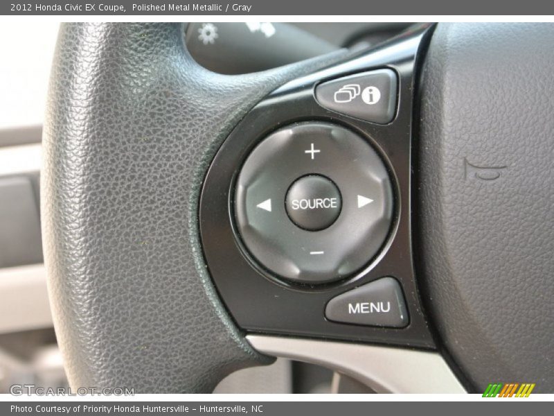 Polished Metal Metallic / Gray 2012 Honda Civic EX Coupe