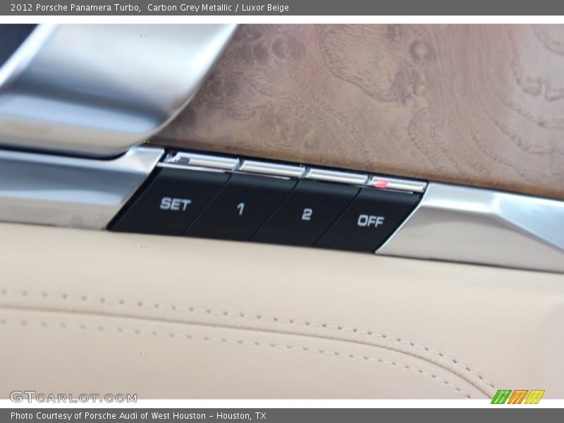 Carbon Grey Metallic / Luxor Beige 2012 Porsche Panamera Turbo