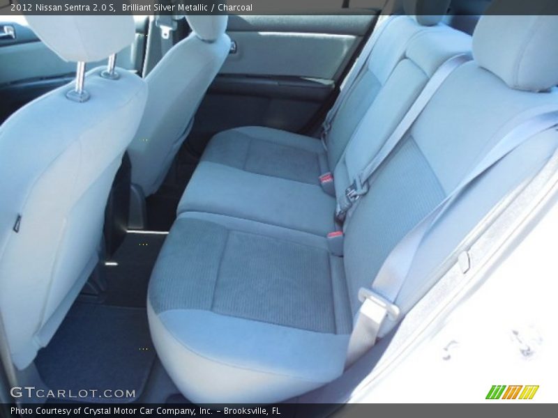 Brilliant Silver Metallic / Charcoal 2012 Nissan Sentra 2.0 S