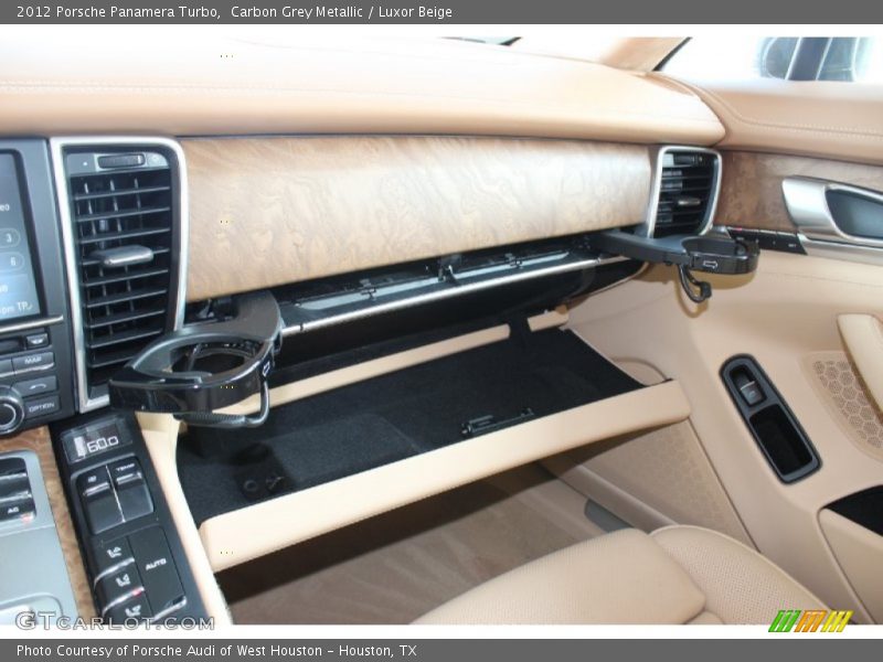 Carbon Grey Metallic / Luxor Beige 2012 Porsche Panamera Turbo