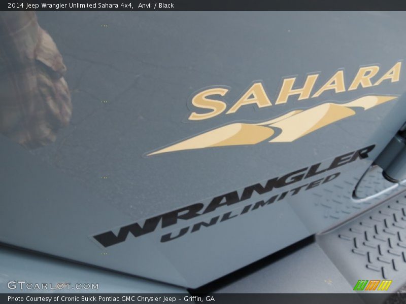 Anvil / Black 2014 Jeep Wrangler Unlimited Sahara 4x4