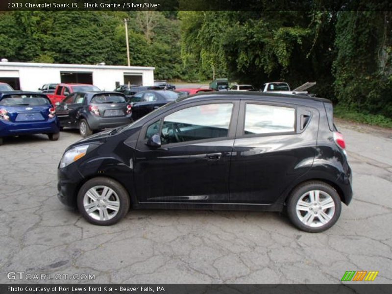 Black Granite / Silver/Silver 2013 Chevrolet Spark LS