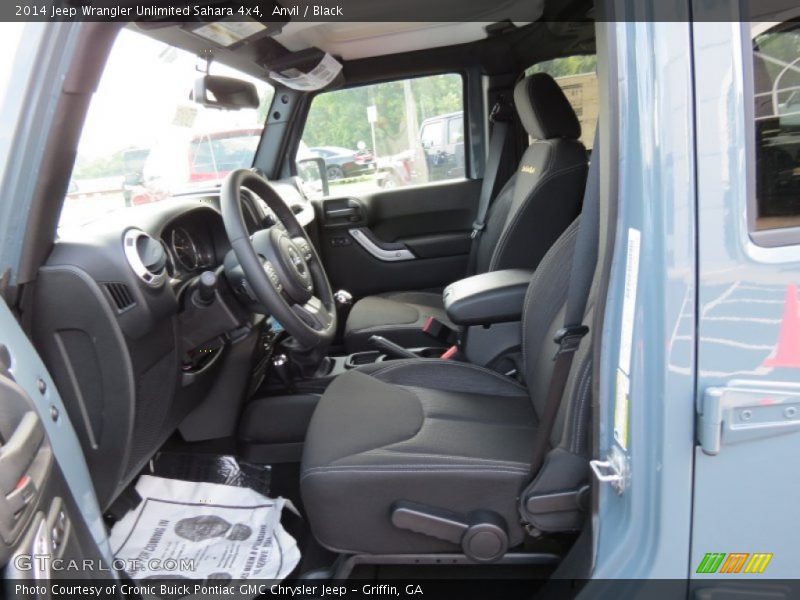 Anvil / Black 2014 Jeep Wrangler Unlimited Sahara 4x4