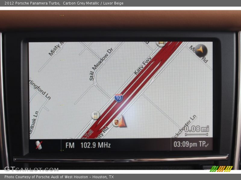Carbon Grey Metallic / Luxor Beige 2012 Porsche Panamera Turbo