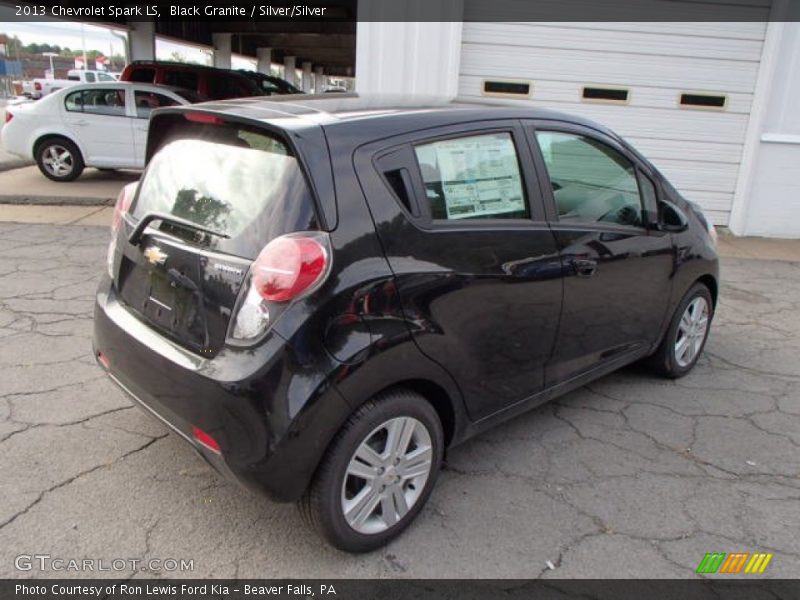 Black Granite / Silver/Silver 2013 Chevrolet Spark LS