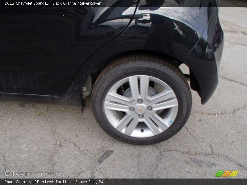 Black Granite / Silver/Silver 2013 Chevrolet Spark LS