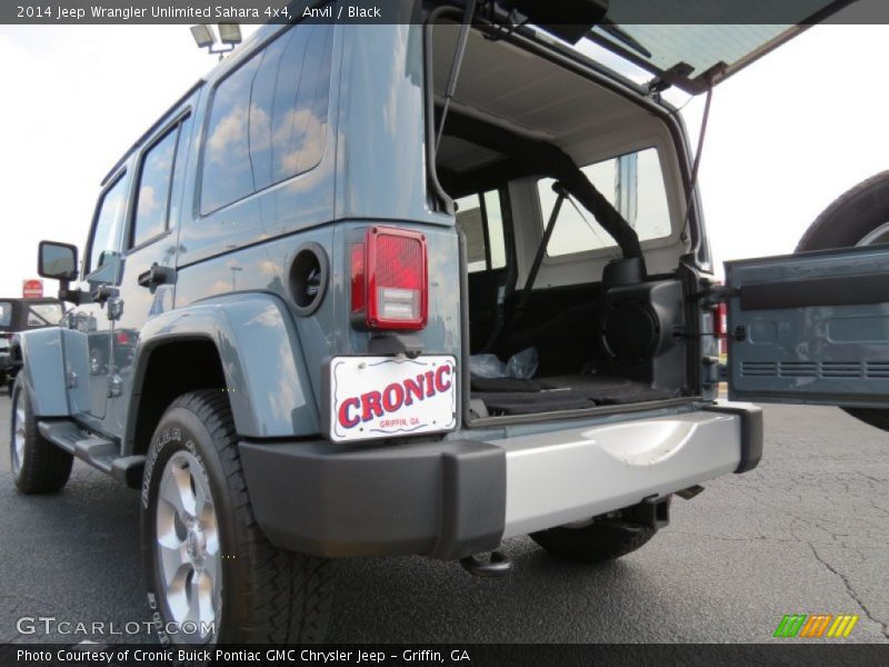 Anvil / Black 2014 Jeep Wrangler Unlimited Sahara 4x4