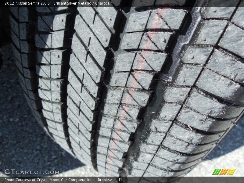 Brilliant Silver Metallic / Charcoal 2012 Nissan Sentra 2.0 S