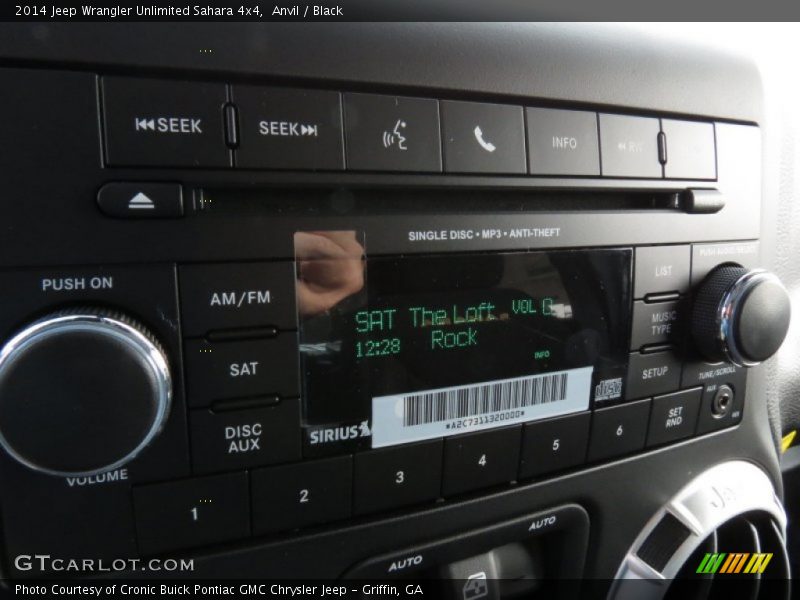 Audio System of 2014 Wrangler Unlimited Sahara 4x4
