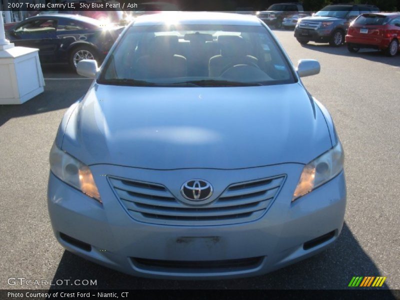 Sky Blue Pearl / Ash 2007 Toyota Camry LE