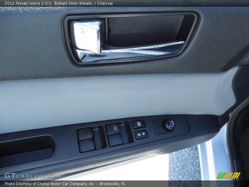 Brilliant Silver Metallic / Charcoal 2012 Nissan Sentra 2.0 S
