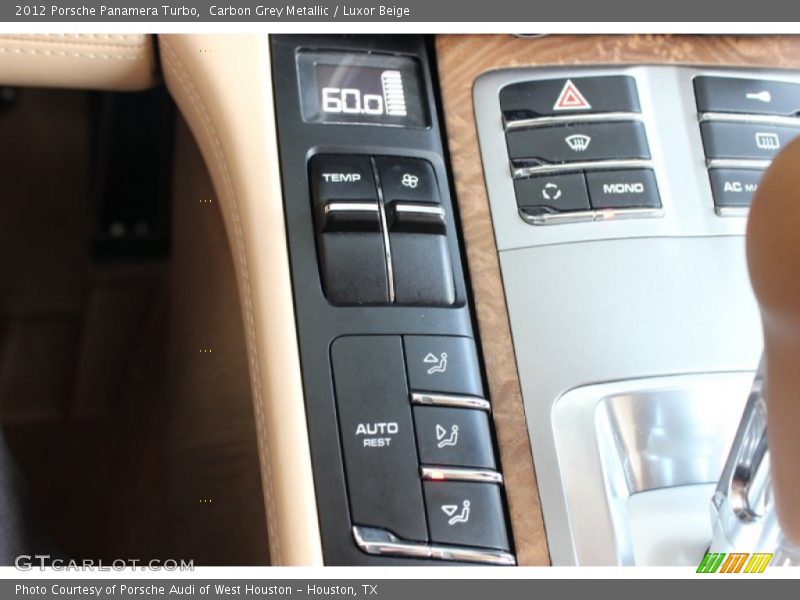 Carbon Grey Metallic / Luxor Beige 2012 Porsche Panamera Turbo