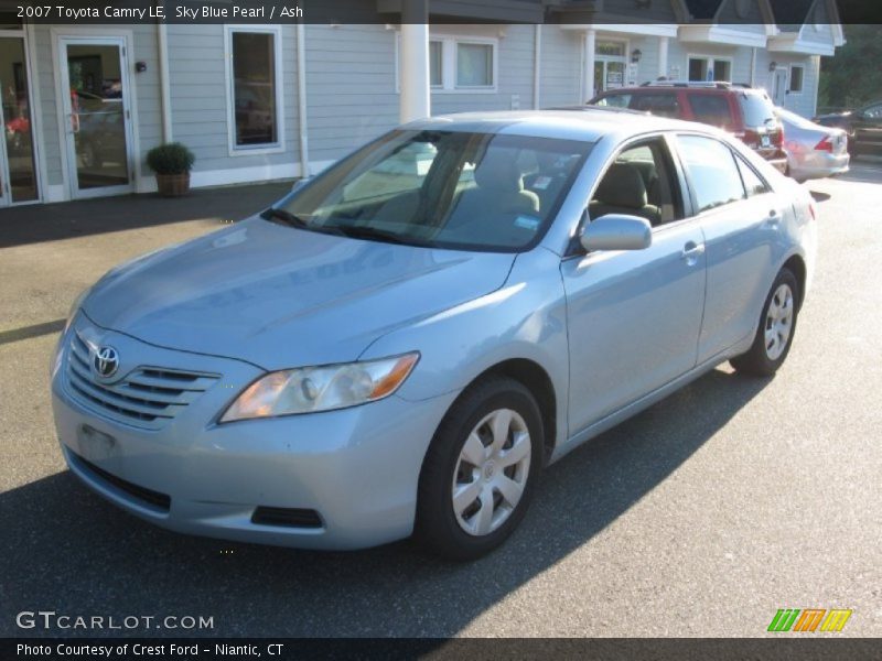 Sky Blue Pearl / Ash 2007 Toyota Camry LE