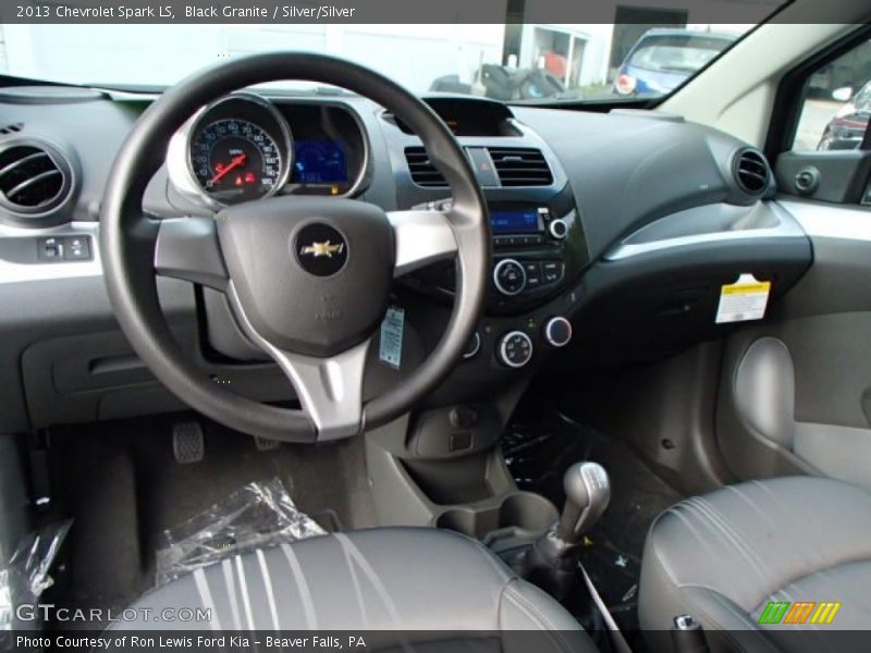 Black Granite / Silver/Silver 2013 Chevrolet Spark LS