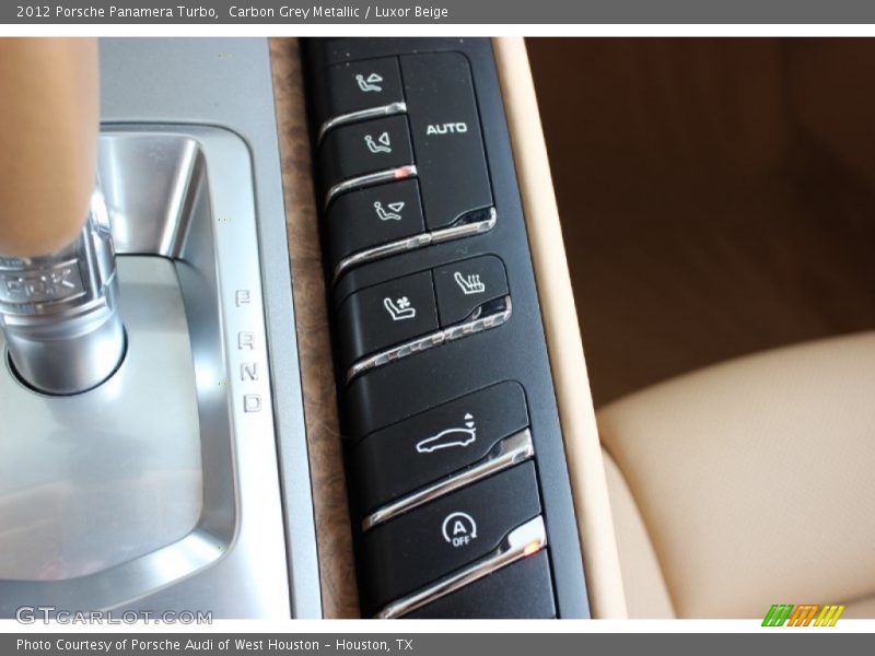 Carbon Grey Metallic / Luxor Beige 2012 Porsche Panamera Turbo